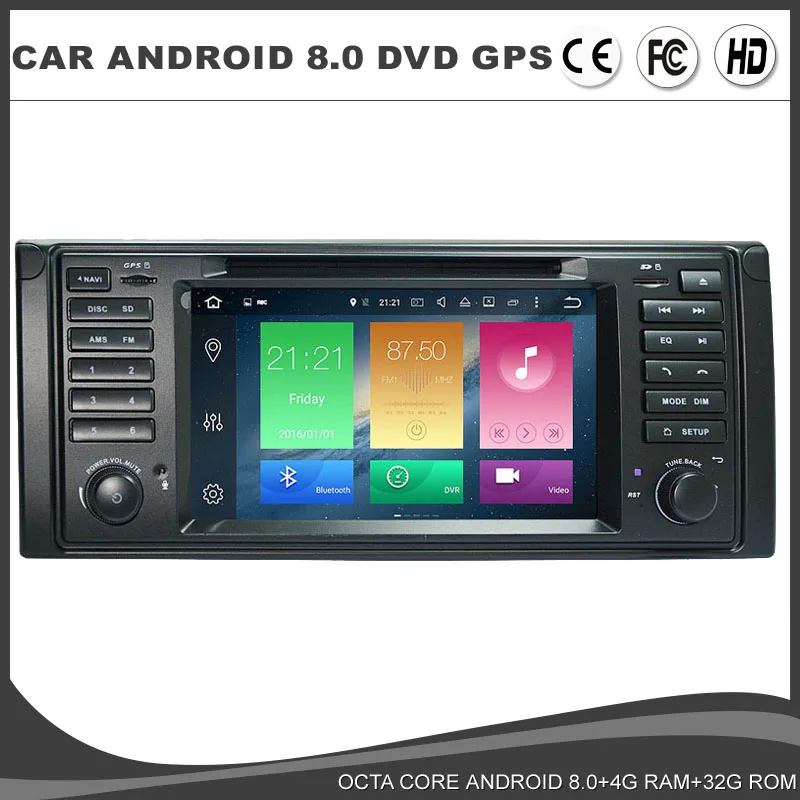 IPS Android 8.0 Car DVD GPS player For BMW E53 E39 X5 M5 5 Series Radio SD Octa Core 4G RAM 32G ROM DAB DVR Navi USB MAP BT SD
IPS Android 8.0 Car DVD GPS player For BMW E53 E39 X5 M5 5 Series Radio SD Octa Core 4G RAM 32G ROM DAB DVR Navi USB MAP BT SD