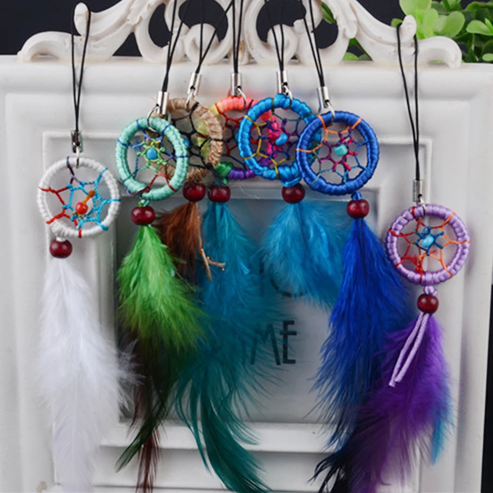 MALUOKASA 1Pcs Handmade Indian Dream Catcher Net with Feathers Wind Chimes Wall Hanging Dreamcatcher Car Ornaments Decoration
MALUOKASA 1Pcs Handmade Indian Dream Catcher Net with Feathers Wind Chimes Wall Hanging Dreamcatcher Car Ornaments Decoration
