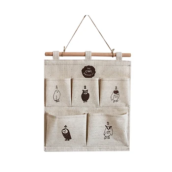 1PC 5 Pocket Hanging Organizer Door Hanging Bag Cotton and Linen Environmental Wall Organizer
1PC 5 Pocket Hanging Organizer Door Hanging Bag Cotton and Linen Environmental Wall Organizer
