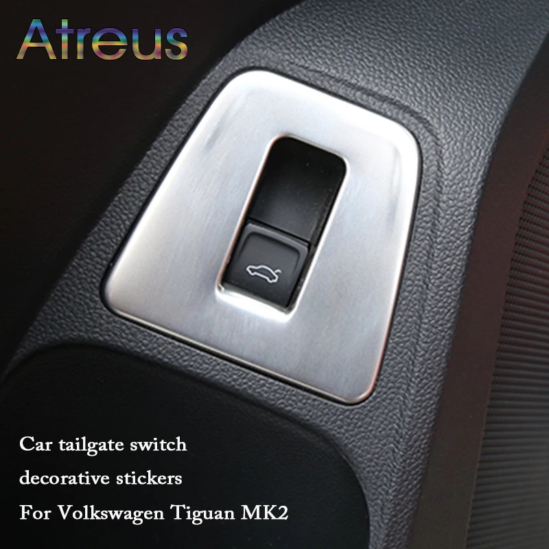 Atreus 1pcs Stainless Steel Trunk Switch Button Panel Stickers For Volkswagen Tiguan 2 VW Tiguan 2017 2016 2018 Auto Accessories
Atreus 1pcs Stainless Steel Trunk Switch Button Panel Stickers For Volkswagen Tiguan 2 VW Tiguan 2017 2016 2018 Auto Accessories