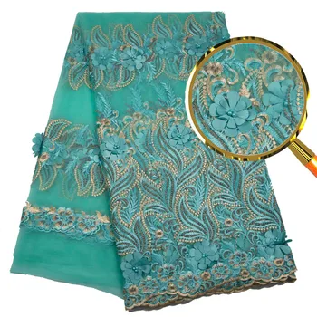 New Style Teal French Net Lace Fabrics 3D Flower African Tulle Mesh Lace High Quality Nigeria Lace Fabric For Wedding L2711
New Style Teal French Net Lace Fabrics 3D Flower African Tulle Mesh Lace High Quality Nigeria Lace Fabric For Wedding L2711
