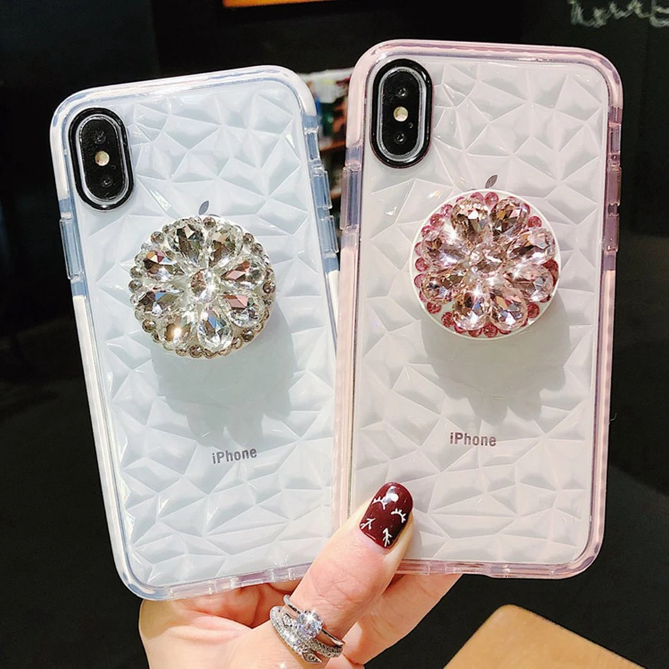 Luxury Glitter Diamond Soft Case For iPhone 11 Pro X XR XS Max 6 7 8 Plus 3D Bling Crystal Holder For Samsung S8 S9 S10 Note10 9
Luxury Glitter Diamond Soft Case For iPhone 11 Pro X XR XS Max 6 7 8 Plus 3D Bling Crystal Holder For Samsung S8 S9 S10 Note10 9