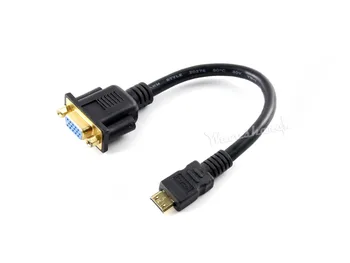 Waveshare Mini HDMI Male to VGA Female Cable only for use with Waveshare HDMI LCD
Waveshare Mini HDMI Male to VGA Female Cable only for use with Waveshare HDMI LCD