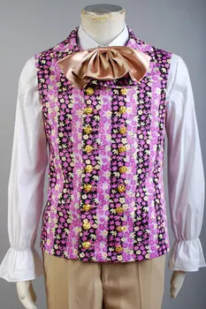 Willy Wonka And The Charlie Chocolate Factory Costume Vest Only Purple Jacket Halloween Carnival Shirt Costume 
Willy Wonka And The Charlie Chocolate Factory Costume Vest Only Purple Jacket Halloween Carnival Shirt Costume