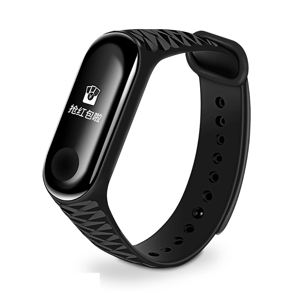 New Arrival Diamond-textured Color Sports Replacement Wrist Strap For Xiaomi Mi Band 3 Silicone TPU Watch Band Bracelet
New Arrival Diamond-textured Color Sports Replacement Wrist Strap For Xiaomi Mi Band 3 Silicone TPU Watch Band Bracelet