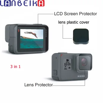 LANBEIKA Gopro Hero 5 6 7 Black Lens Film LCD Screen Protector Protection Film Lens Cap Cover For gopro Camera Accessories
LANBEIKA Gopro Hero 5 6 7 Black Lens Film LCD Screen Protector Protection Film Lens Cap Cover For gopro Camera Accessories