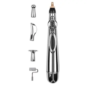 Electronic Accupuncture Massage Pen with 5 Massage Head Meridians Laser Energy Point Pen Massager Pain Relief Massage Tool
Electronic Accupuncture Massage Pen with 5 Massage Head Meridians Laser Energy Point Pen Massager Pain Relief Massage Tool