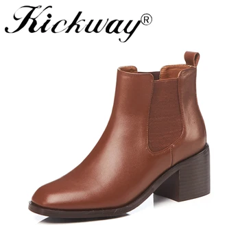 Kickway Winter Boots Women Genuine Leather Natural Fur Snow Boots Women Waterproof Black Platform Block Heel Shoes for Ladies
Kickway Winter Boots Women Genuine Leather Natural Fur Snow Boots Women Waterproof Black Platform Block Heel Shoes for Ladies