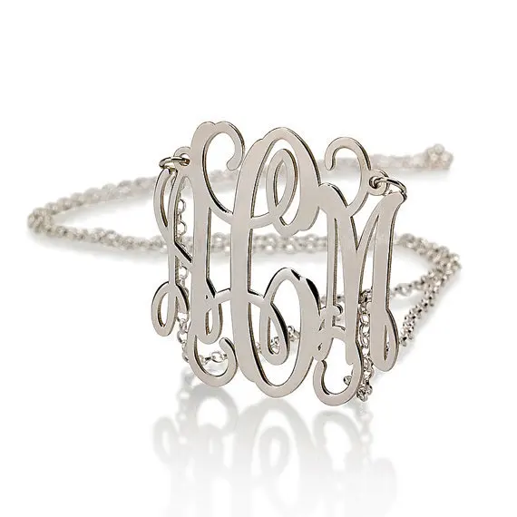 sterling silver monogram necklace initial pendant custom initial necklace pendants
sterling silver monogram necklace initial pendant custom initial necklace pendants