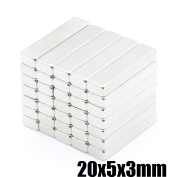 200pcs N35 strong magnetic neodymium iron boron strong magnet 20*5*3mm rectangular strong magnet 20X5X3 mm new products
200pcs N35 strong magnetic neodymium iron boron strong magnet 20*5*3mm rectangular strong magnet 20X5X3 mm new products