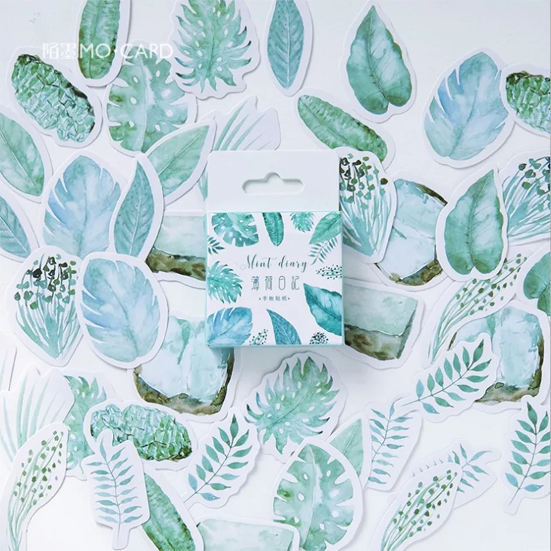 45PCS kawaii Mint Diary Boxed Paper Lable Stickers Crafts And Scrapbooking Decorative Lifelog Sticker Cute Stationery
45PCS kawaii Mint Diary Boxed Paper Lable Stickers Crafts And Scrapbooking Decorative Lifelog Sticker Cute Stationery
