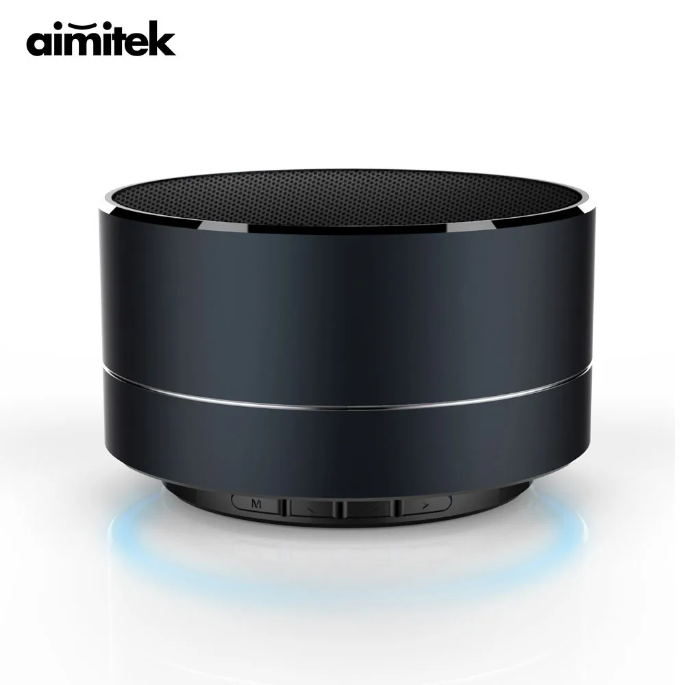 Aimitek Potable Metal Wireless Bluetooth Speaker Mini Super Bass Subwoofer with MIC Handsfree FM Radio TF Card AUX Music LED
Aimitek Potable Metal Wireless Bluetooth Speaker Mini Super Bass Subwoofer with MIC Handsfree FM Radio TF Card AUX Music LED