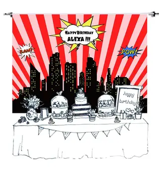 Newborns Birthday party backdrop boys BOOM superman sky scrapers dector baby shower dessert cake table banner background W-624
Newborns Birthday party backdrop boys BOOM superman sky scrapers dector baby shower dessert cake table banner background W-624