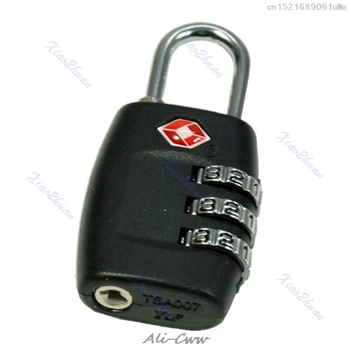 2018 TSA Resettable 3 Digit Combination Security Code Suitcase Lock Travel Luggage Metal Padlock
2018 TSA Resettable 3 Digit Combination Security Code Suitcase Lock Travel Luggage Metal Padlock