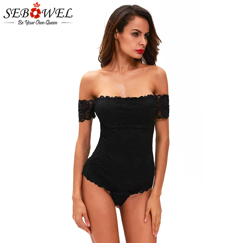 Black-Lace-off-Shoulder-Bodysuit-LC32072-2-6
