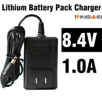 KingWei 100% High Quality 5.5mm X 1.2mm Plug 8.4V 1A 18650 Battery Pack Charger Lithium Li Ion Battery Charger With US/EU/ Plug
KingWei 100% High Quality 5.5mm X 1.2mm Plug 8.4V 1A 18650 Battery Pack Charger Lithium Li Ion Battery Charger With US/EU/ Plug