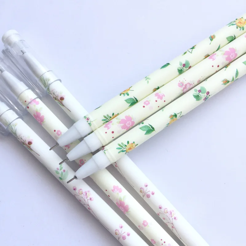4 pcs/lot 0.38 mm Charm Flowers Gel Pen Promotional Gift Stationery School & Office Supply
4 pcs/lot 0.38 mm Charm Flowers Gel Pen Promotional Gift Stationery School & Office Supply