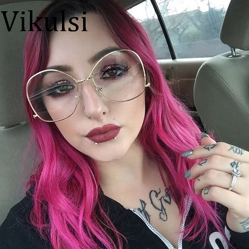 2017 Oversized Clear Glasses Women Fashion Retro Hand-Made Eyeglasses Men Female Curved Hook Feet Frame Ball Leg Eyewear lunette
2017 Oversized Clear Glasses Women Fashion Retro Hand-Made Eyeglasses Men Female Curved Hook Feet Frame Ball Leg Eyewear lunette