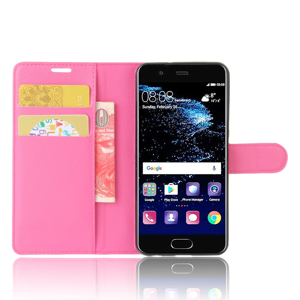 Huawei P10 Case Litchi Texture Wallet Style Phone Case for Huawei P10 Flip Leather Cover Case With Stand Function and Card Slots
Huawei P10 Case Litchi Texture Wallet Style Phone Case for Huawei P10 Flip Leather Cover Case With Stand Function and Card Slots