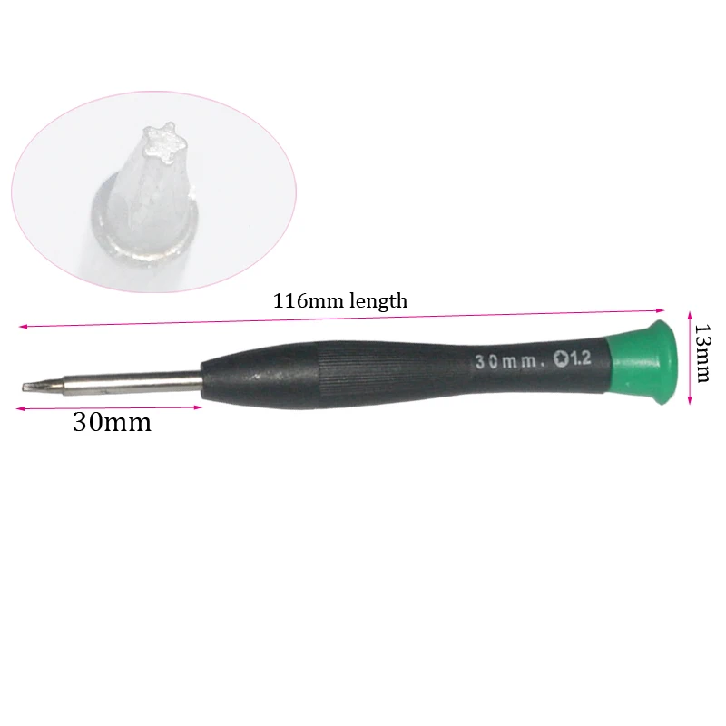 P5 Pentalobe 1.2mm 5-point Star Screwdriver Tool for MacBook Air Pro Retina Laptop, 50pcs/lot
P5 Pentalobe 1.2mm 5-point Star Screwdriver Tool for MacBook Air Pro Retina Laptop, 50pcs/lot