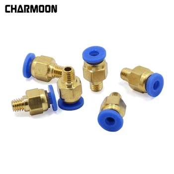 M6 Pneumatic Straight Connector Brass Part For MK8 OD 4mm 2mm Tube Filament M6 Feed Fitting Coupler For 3D Printers Parts
M6 Pneumatic Straight Connector Brass Part For MK8 OD 4mm 2mm Tube Filament M6 Feed Fitting Coupler For 3D Printers Parts