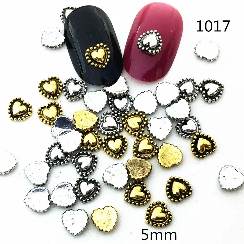 100pcs/bag 3D Nail Art Decoration Alloy Kawaii 5mm Retro Heart Metal Nail accessory Charms Nail Art Styling Tools
100pcs/bag 3D Nail Art Decoration Alloy Kawaii 5mm Retro Heart Metal Nail accessory Charms Nail Art Styling Tools