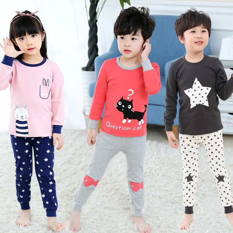 New Autumn Cartoon Pajamas For Girls Boys Children's Pajamas Long-sleeves Cotton 2pcs Pyjamas Set Baby Clothes Kids Sleepwear
New Autumn Cartoon Pajamas For Girls Boys Children's Pajamas Long-sleeves Cotton 2pcs Pyjamas Set Baby Clothes Kids Sleepwear