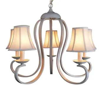 White Fabric Shade Iron Chandelier Lighting Fixtures luminaria lustre Ceiling Chandeliers E14 Light for Bedroom living room Lamp
White Fabric Shade Iron Chandelier Lighting Fixtures luminaria lustre Ceiling Chandeliers E14 Light for Bedroom living room Lamp