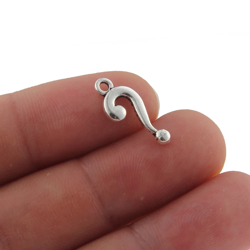 30pcs Antique Silver 3D Question Mark Zinc Alloy Charms Pendant Fit Unisex Necklace Bracelet Jewelry Making Accessories 17*7mm 
30pcs Antique Silver 3D Question Mark Zinc Alloy Charms Pendant Fit Unisex Necklace Bracelet Jewelry Making Accessories 17*7mm