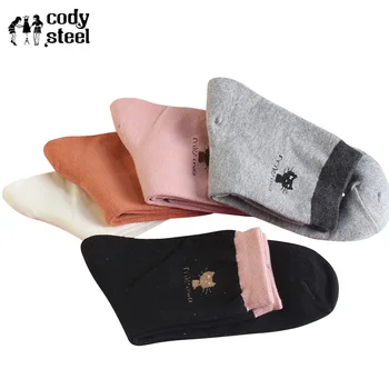 Cody Steel Girls Fashion Socks Printing Cartoon Winter Socks For Woman Medium Tube Popular Cotton Ladies Socks 3pairs/lot
Cody Steel Girls Fashion Socks Printing Cartoon Winter Socks For Woman Medium Tube Popular Cotton Ladies Socks 3pairs/lot