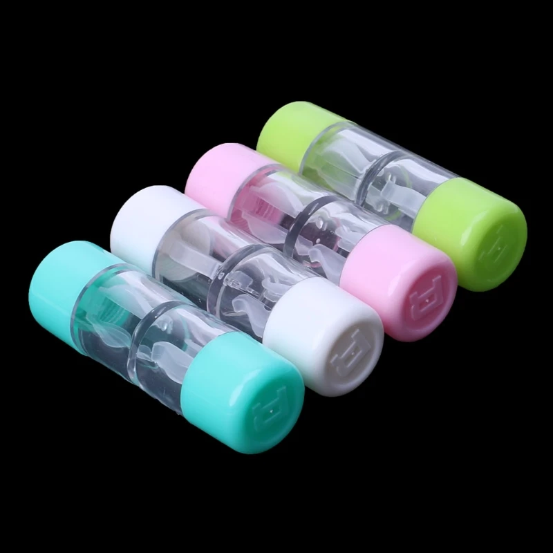 

Fashion New 1 Pc Men Women Contact Lens Box Bottle Plastic Objective Travel Portable Case Storage Container High Quality