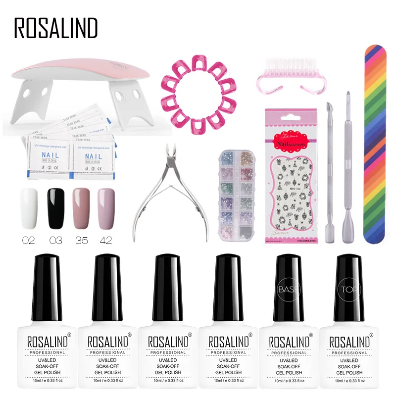 ROSALIND Gel Nail Polish Set For Manicure Acrylic Soak Off Gel Varnish For Nail Art Design UV Dryer Nail Extension Tool kit
ROSALIND Gel Nail Polish Set For Manicure Acrylic Soak Off Gel Varnish For Nail Art Design UV Dryer Nail Extension Tool kit