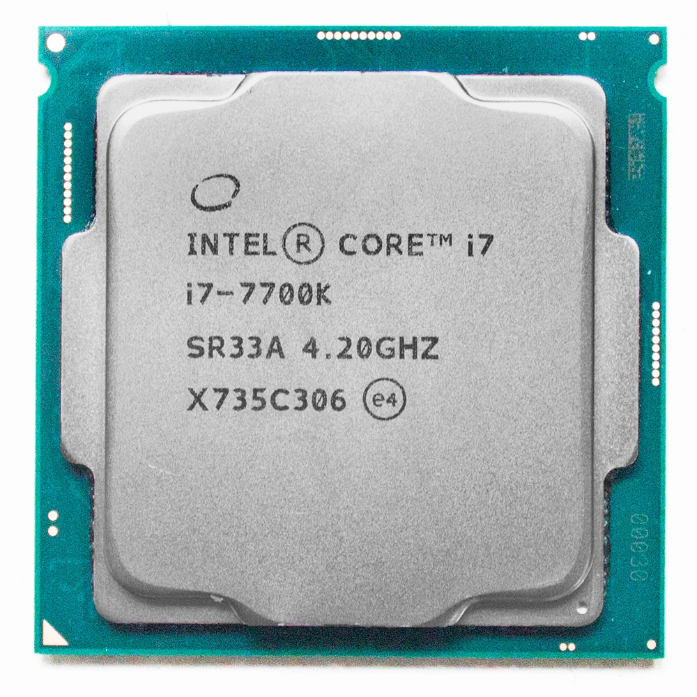 Процессор Intel 7 го поколения Core core 7700K четырехъядерный процессор 8 потоков 4 2G 91 Вт