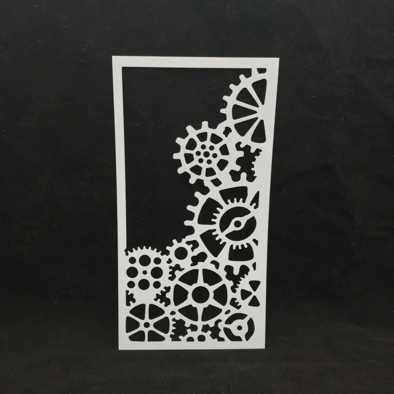 Gear pvc Layering Stencils for Diy scrapbook coloring,painting stencil,home decor diy etc. Product image
Gear pvc Layering Stencils for Diy scrapbook coloring,painting stencil,home decor diy etc. Product image