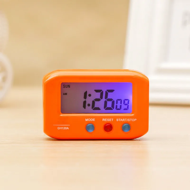 Portable Pocket Sized Digital Electronic Travel Alarm Clock Automotive Electronic Stopwatch LCD Clock with Snooze Backlight
Portable Pocket Sized Digital Electronic Travel Alarm Clock Automotive Electronic Stopwatch LCD Clock with Snooze Backlight