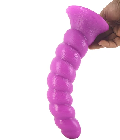 Long Conch Type Helix Realistic Dildo Conch Surface With Round Head Sex Toys For Women Insert Vagina Deep Anus Erotic Store