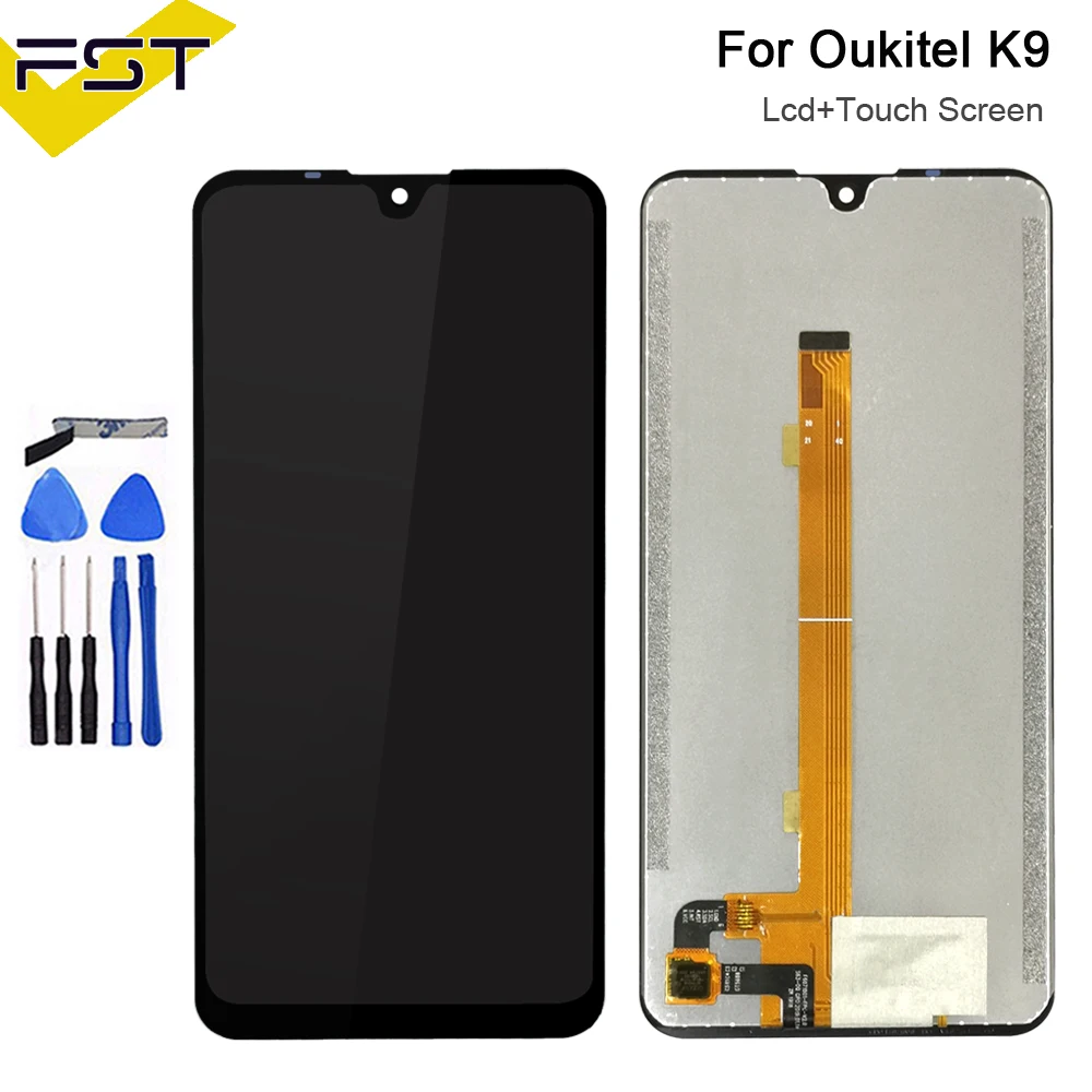 Black 7.12''For Oukitel K9 LCD Display+Touch Screen Digitizer Assembly Repair Parts+Tools +Adhesive LCD Glass Panel
Black 7.12''For Oukitel K9 LCD Display+Touch Screen Digitizer Assembly Repair Parts+Tools +Adhesive LCD Glass Panel