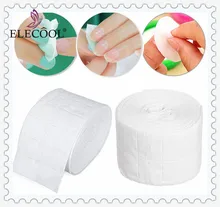 ELECOOL 1 рулон для снятия лака для ногтей, салфетки для салфеток, бумага для полировки ногтей, ватные палочки для замачивания ногтей, салонный М...(China)