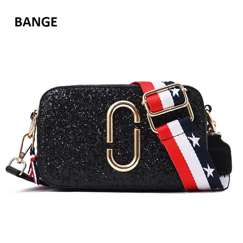 BANGE camera bags Decorative paper clip party Mini square bags Sequins Panelled Shoulder Bag Wide shoulder straps Crossbody bag
BANGE camera bags Decorative paper clip party Mini square bags Sequins Panelled Shoulder Bag Wide shoulder straps Crossbody bag
