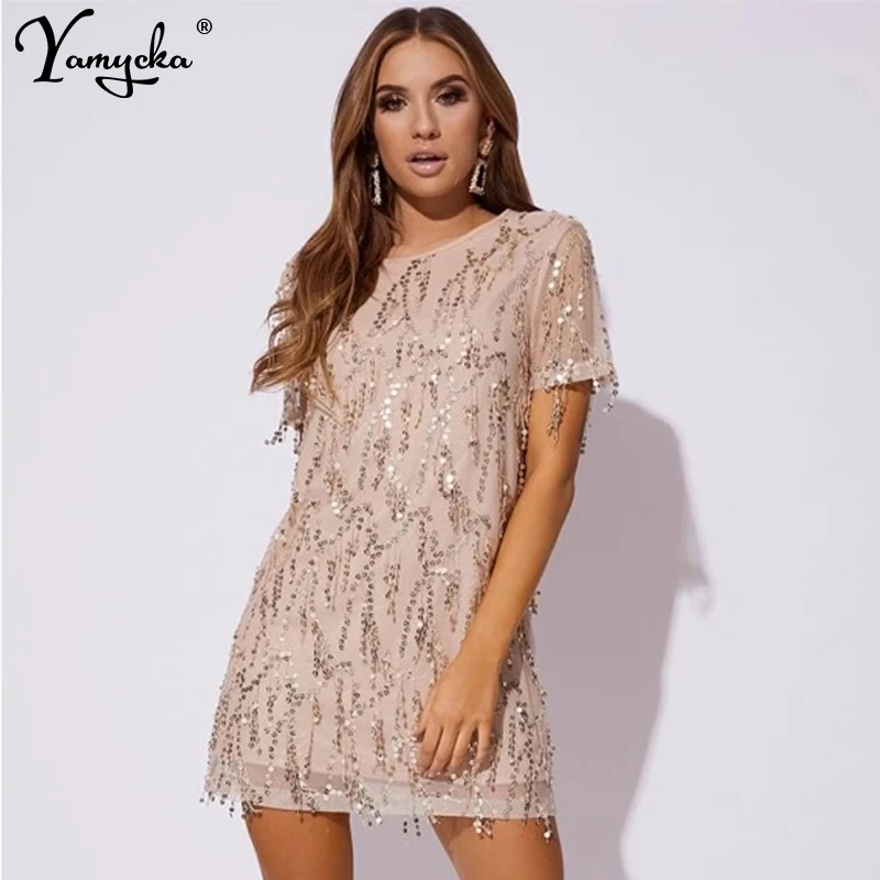 Sexy White tassel Sequins summer Dress Women Fashion casual Mesh Bodycon Dress elegant Nightclub Party Dresses Vestido clothes
Sexy White tassel Sequins summer Dress Women Fashion casual Mesh Bodycon Dress elegant Nightclub Party Dresses Vestido clothes