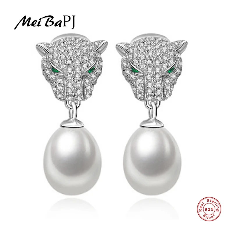 MeiBaPJ 925 Silver Freshwater Pearl Stud Earring Natural Pearl Leopard Earrings Pearls Jewelry For Women
MeiBaPJ 925 Silver Freshwater Pearl Stud Earring Natural Pearl Leopard Earrings Pearls Jewelry For Women