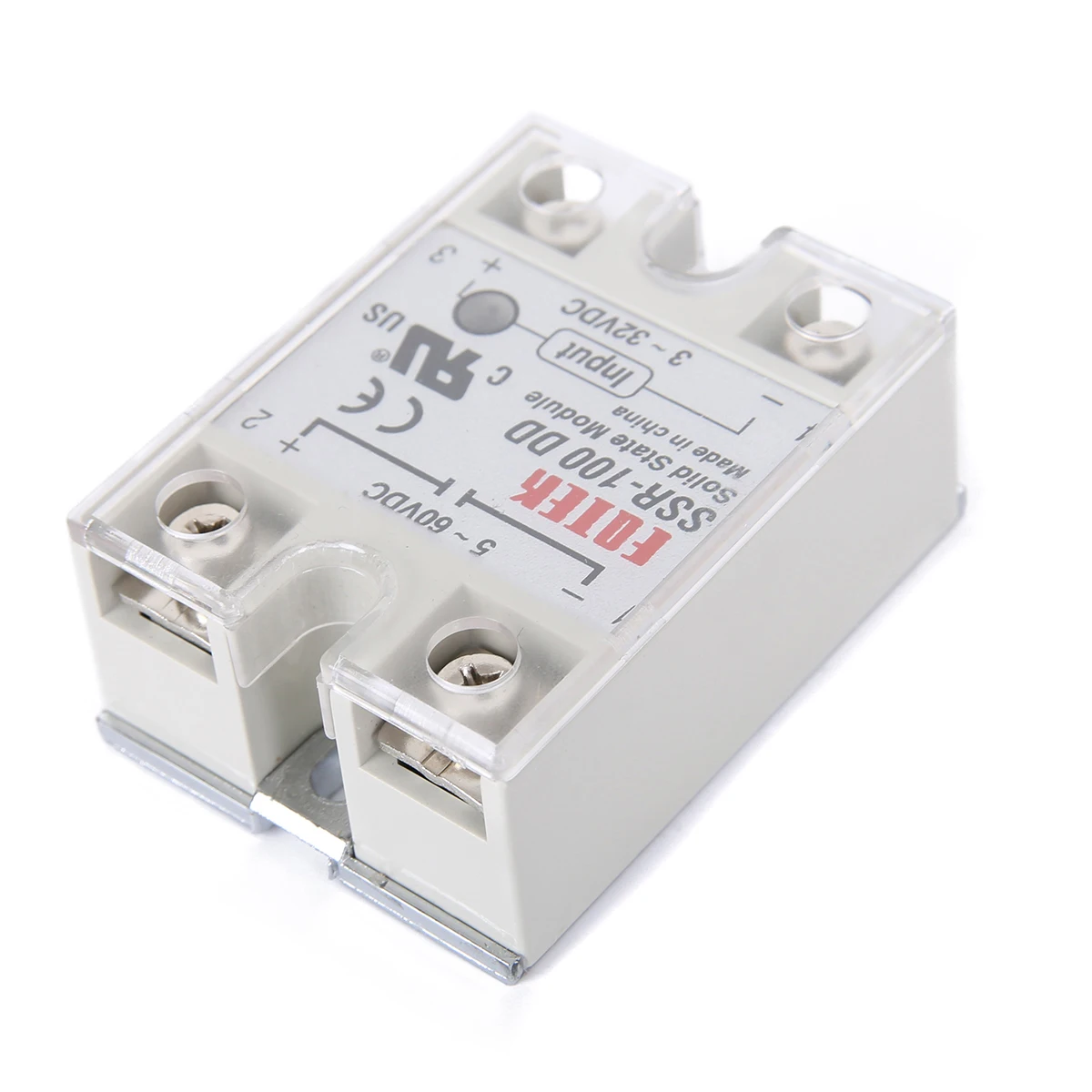 1pc Reliable SSR-100DD Solid State Module Solid-state Relays 100A 3-32V DC/5-60V DC Control 62*45*22mm Mayitr