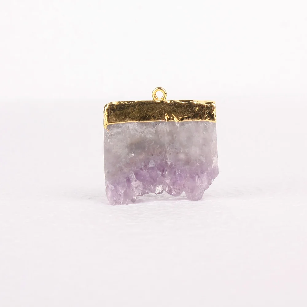 Wholesale Natural Stone Amethysts Geode Irregular Square Pendant Quartz Pendants Charms For Jewelry Making 12pcs Free Shipping
Wholesale Natural Stone Amethysts Geode Irregular Square Pendant Quartz Pendants Charms For Jewelry Making 12pcs Free Shipping