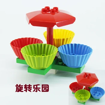 Pleasure Park Series Doplo Big Size Building Block revolving Amusement Bricks For Children Toys Compatible With Duplo
Pleasure Park Series Doplo Big Size Building Block revolving Amusement Bricks For Children Toys Compatible With Duplo