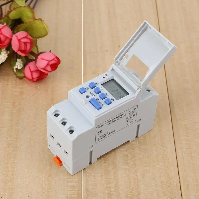 24V 110V Relays Microcomputer Electronic Programmable LCD Digital Switch Relay Timer Rail Installation Time Relay Controller
24V 110V Relays Microcomputer Electronic Programmable LCD Digital Switch Relay Timer Rail Installation Time Relay Controller