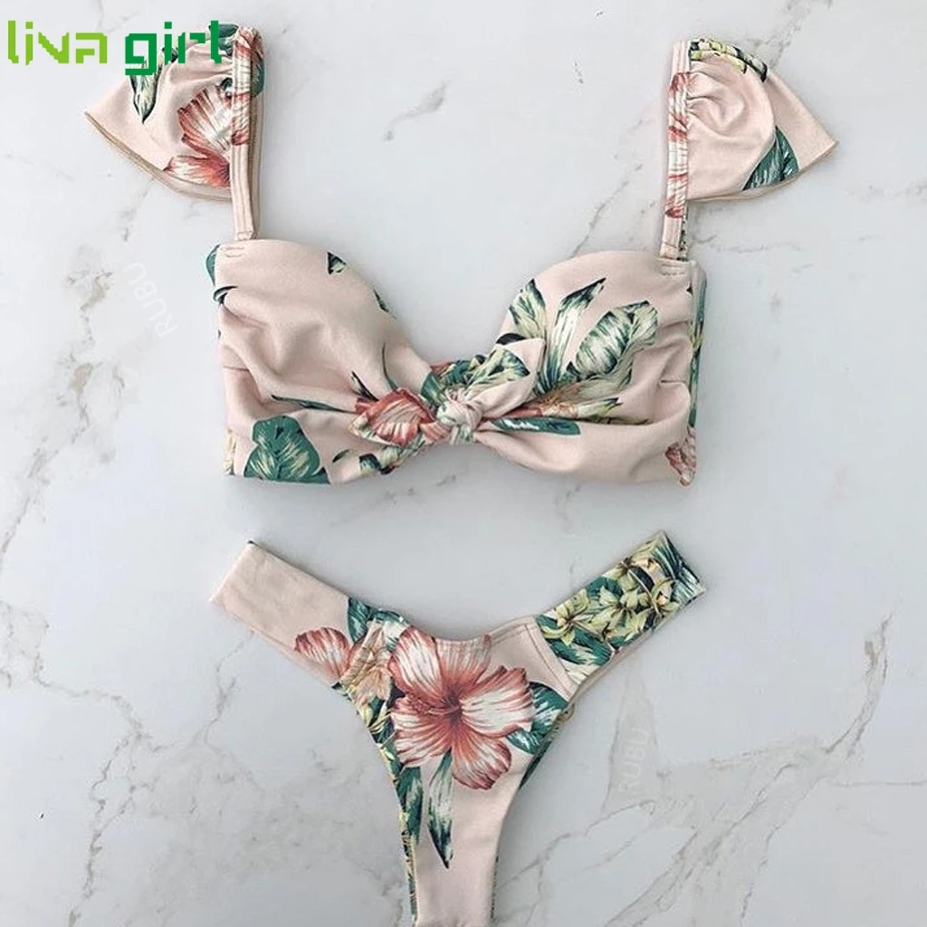 Liva girl Bikini Set Floral Print Swimwear Sexy Padded Beachwear Brazilian Girls Bathing Flower Swim Female Swimwear Beach Suit
Liva girl Bikini Set Floral Print Swimwear Sexy Padded Beachwear Brazilian Girls Bathing Flower Swim Female Swimwear Beach Suit