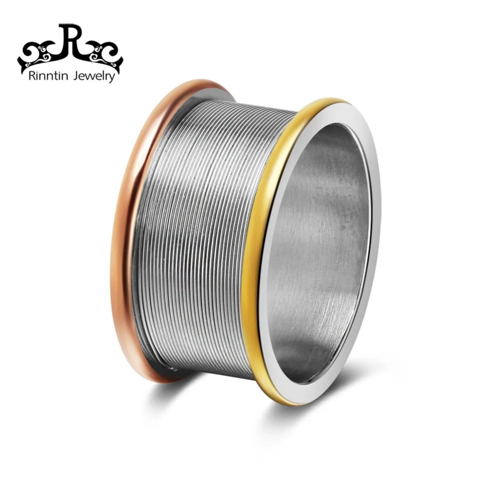ORSA JEWELS Males 316L Stainless Steel With Gold-color /Silver color Finger Mens Rings Wedding Women Jewelry Christmas DGTR70
ORSA JEWELS Males 316L Stainless Steel With Gold-color /Silver color Finger Mens Rings Wedding Women Jewelry Christmas DGTR70