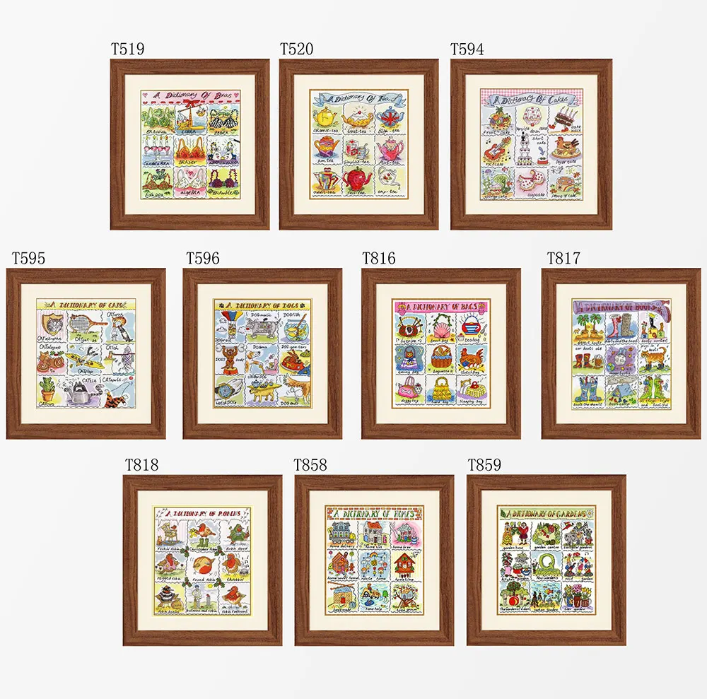 Fishxx Cross Stitch Kit T519-859 Cute Cartoon Nine-Square Puzzle Multiple Hand-Embroidered Paintings
Fishxx Cross Stitch Kit T519-859 Cute Cartoon Nine-Square Puzzle Multiple Hand-Embroidered Paintings