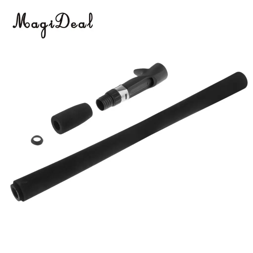 Fishing Tackle EVA Split Grip 560mm Casting Fishing Rod Handle Kit and 16# Reel Seat for Rod Building or Repair