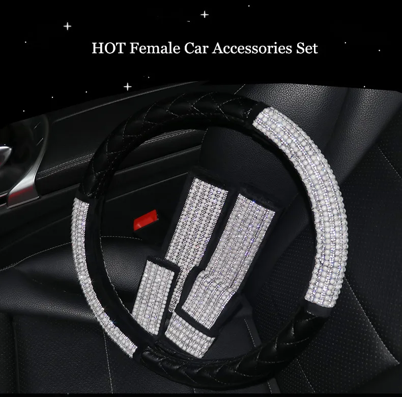 gear shift collars car 36 / 38 / 39 cm Steering Wheel gear shoulder handbrake Covers for girls Interior Accessories set
gear shift collars car 36 / 38 / 39 cm Steering Wheel gear shoulder handbrake Covers for girls Interior Accessories set